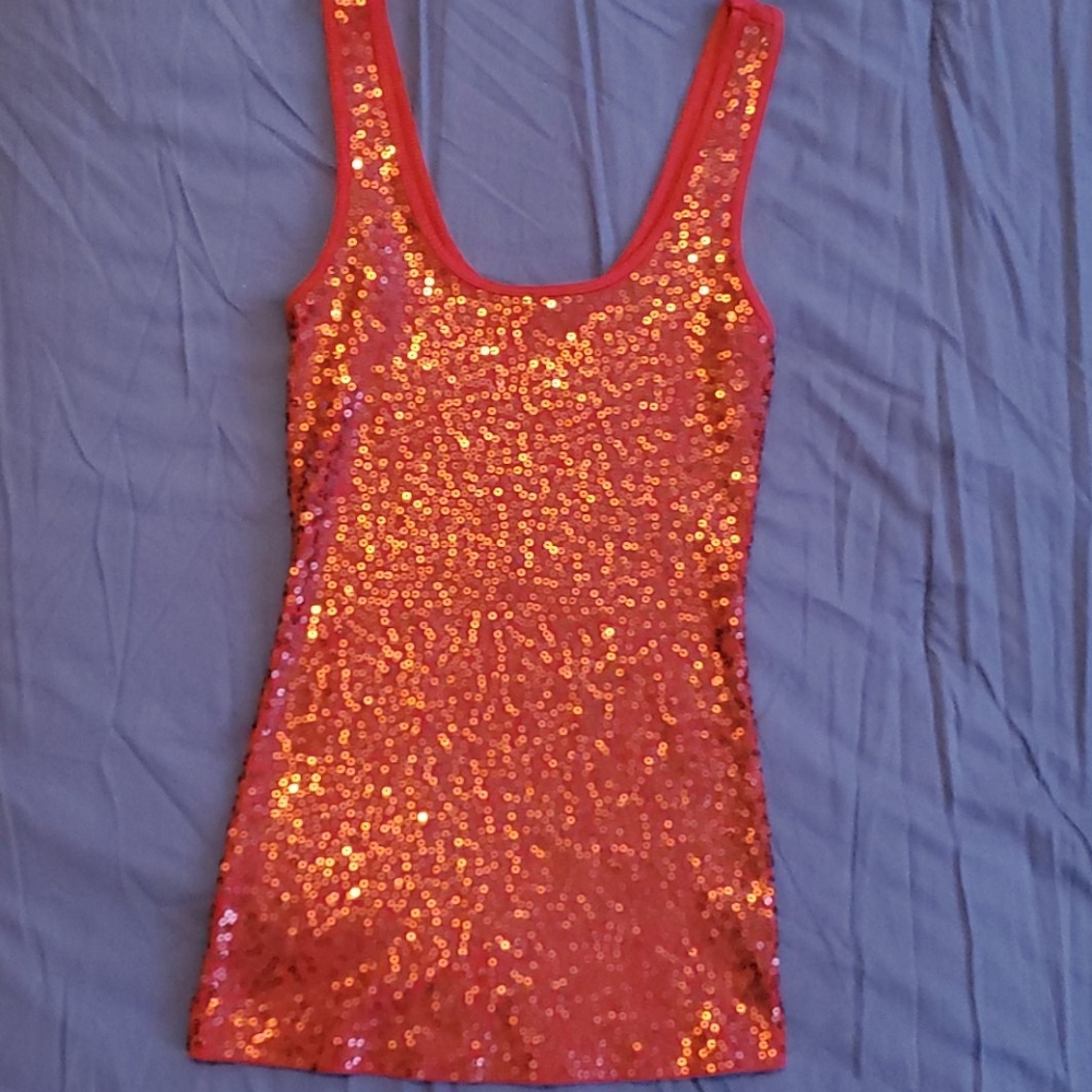 Express Sequence Tank Top